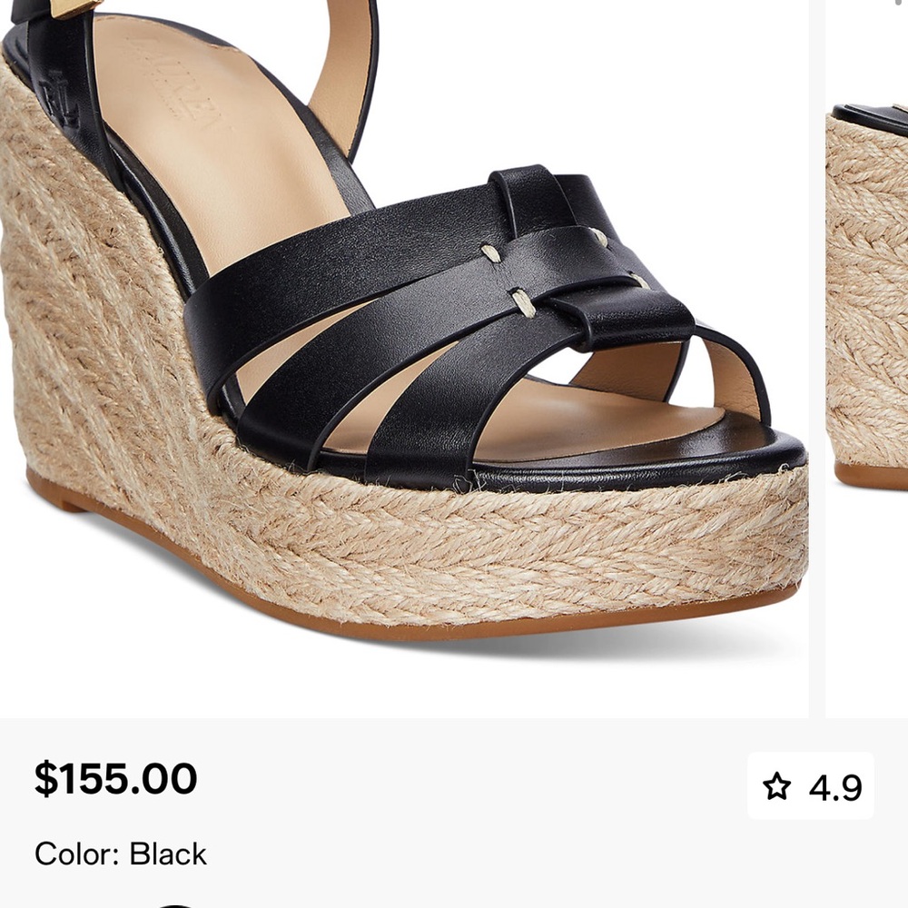 Ralph Lauren Wedge Sandals
